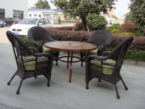  5pcs luxury America barbecue dining furniture 