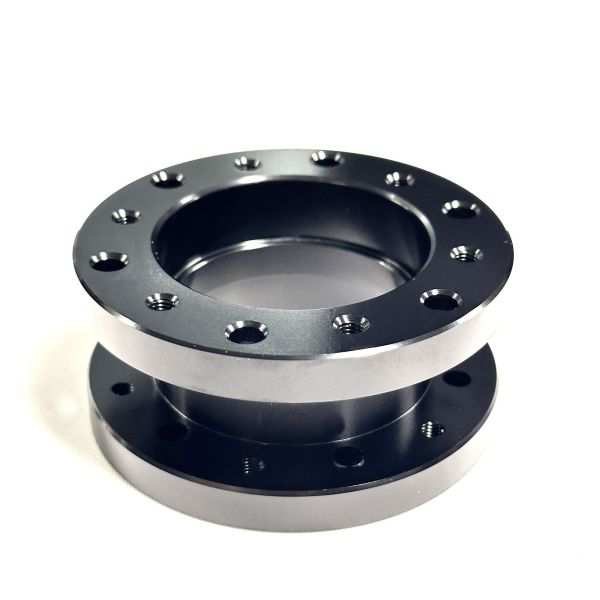 6061 Aluminum Alloy Racing Steering Wheel Extension Hub Spacers Black 6 Bolt OEM