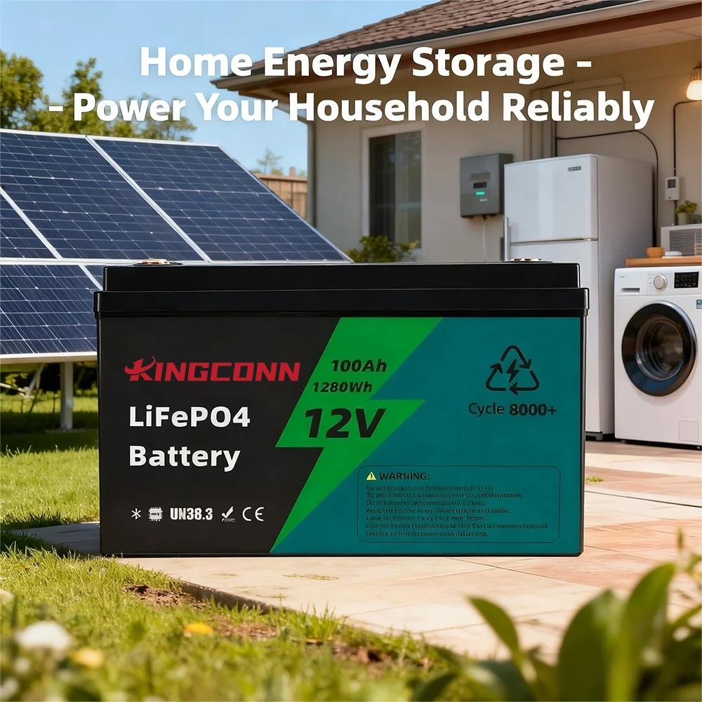 12V 100Ah Power battery Lithium Iron Phosphate Battery Bluetooth Waterproof Solar RV Power Storage