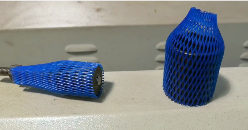 PE Mesh Sleeves To Protective Workpieces And Auto Parts, Good Flexiblility PE Sleeve Protection