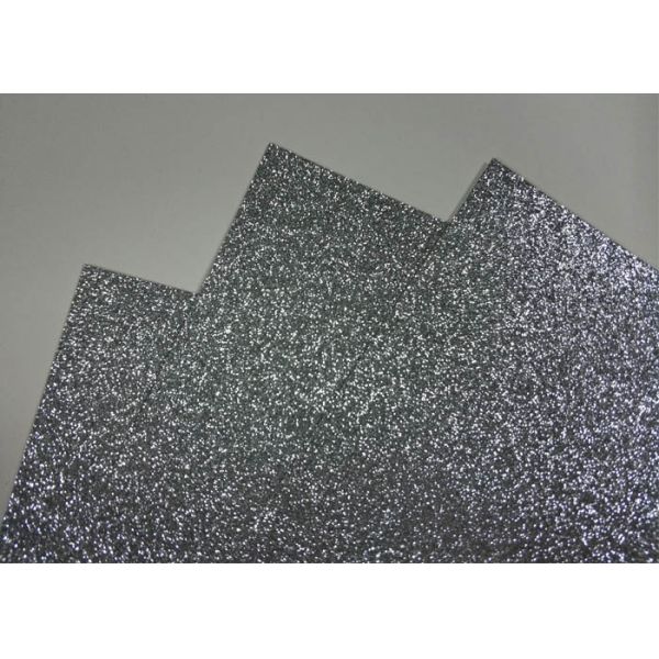 Silver Water Activated Self Adhesive Glitter Paper 12 