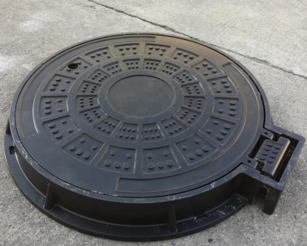 Long Lasting Molded FRP Fiberglass Reinforced Plastic Manhole Cover Bolted Installation Method Durable
