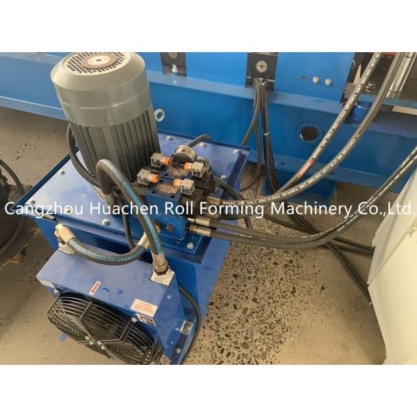 0.3-0.6mm Thickness Roofing Sheet Roll Forming Machine with 11 Stations and Chain Drive for Auto Sheet Metal Rolling