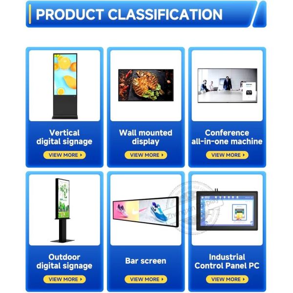 Outdoor Advertising 50 Inch Digital Signage with High Brightness and IP65 Rating