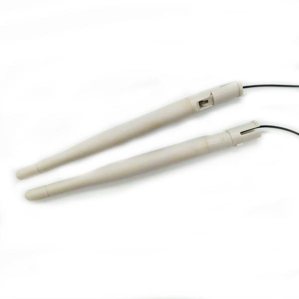 White Wireless GSM GPRS Antenna 3dbi  IPEX Connector Wifi 100mm Coaxial Cable