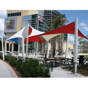 Wholesale -Resistant Sun Shade Sails Outdoor Patio Garden with Hardware Kit of Sunsail