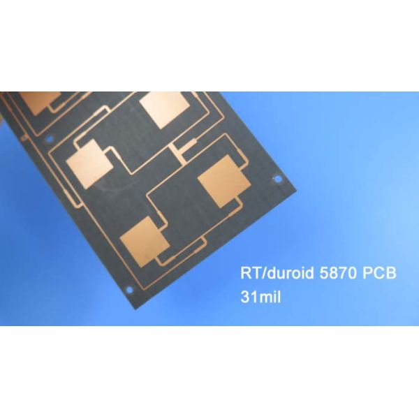 Rogers RT/Duroid 5870 31mil 0.787mm High Frequency PCB for Radar Systems