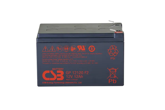 Batterie CSB GP12120 12V 12Ah haute performance rechargeable sans entretien