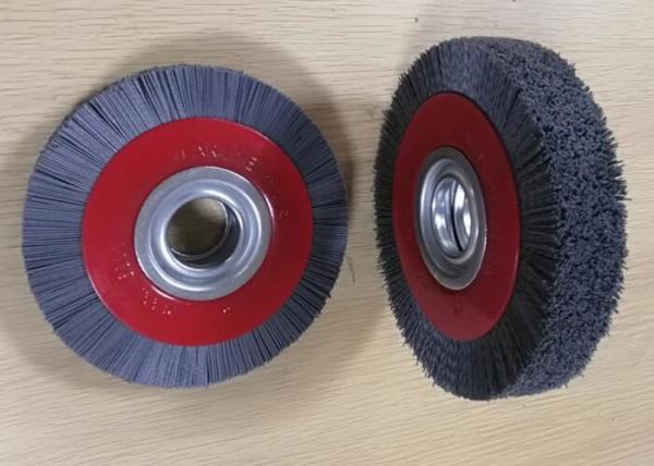 Long Service Life 6 inch Abrasive bristle Industrial Nylon Wheel Brush for deburring