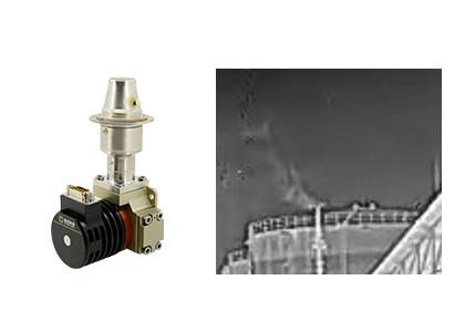 Sensor de câmera térmica refrigerado RoHS MWIR para visualização de vazamentos de gás