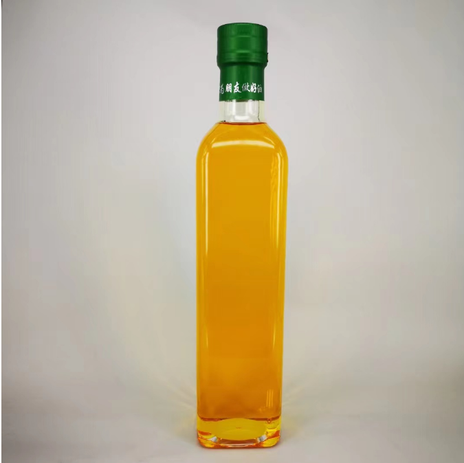 Customied Bottle color 200ml Clear Glass Olive Oil Bottle for Kitchen Supplies