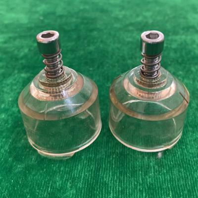 Plástico de envio rápido da parte alta do diâmetro 25mm do copo da bola das peças da máquina da dobradura do MBO