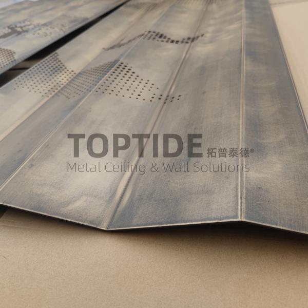 3.0mm Thickness Aluminum Decorative Panel Acoustic Metallic Perforation Metal Screen Panels