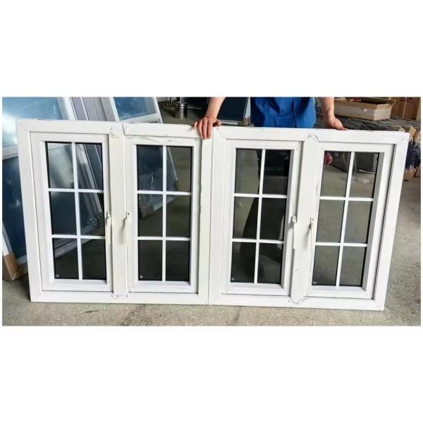 Durable Apartment Glass Casement Window UPVC Inward Opening Casement Window