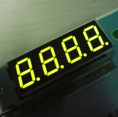 350 мм непрерывно зеленый четырехзначный 7-сегментный светодиодный / электронный дисплей