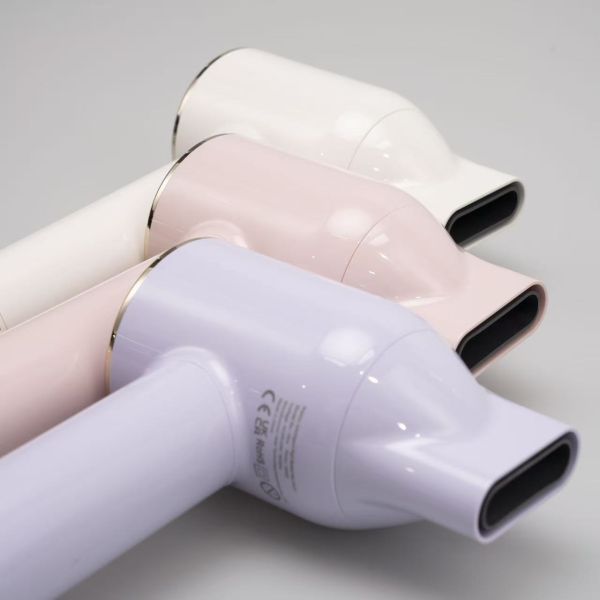 Séche-cheveux à plasma rose compact 1600W Séche-cheveux avec technologie ionique 220V 50Hz