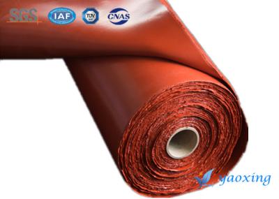 Tela revestida da fibra de vidro do silicone anticorrosivo com o bom envelhecimento resistente