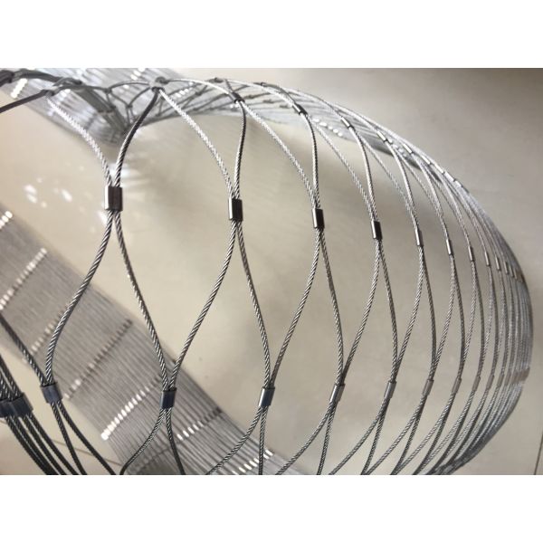 сетка кабеля нержавеющей стали 50мм гибкая