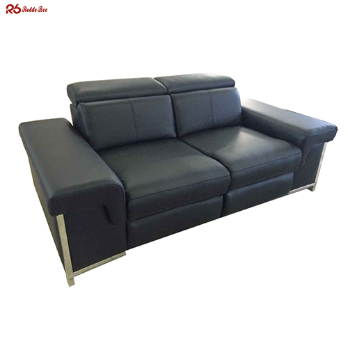 Ergonomic Microfiber Tan Leather Sofa Recliner Deep Seat Reclining Couch