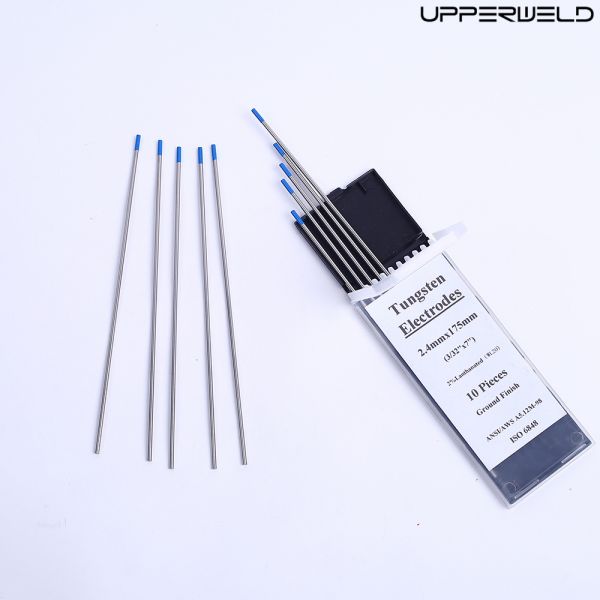 10pcs WL 20 2% Lanthanated Tungsten Azul 175mm 1.6mm paquete de electrodos para soldadura Tig