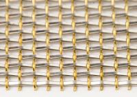 Partitions Woven Copper Stainless Steel Crimped Wire Mesh 4×8m For Furniture