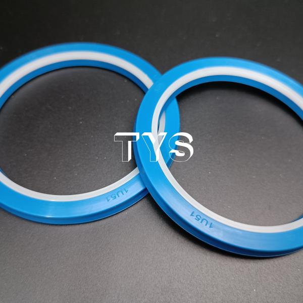HBY-65 65x80.5x6.3 size blue&white Color  Type HBY Hydraulic Cylinder Seal Kit Buffer Ring for Excavator Repair Seal Kit
