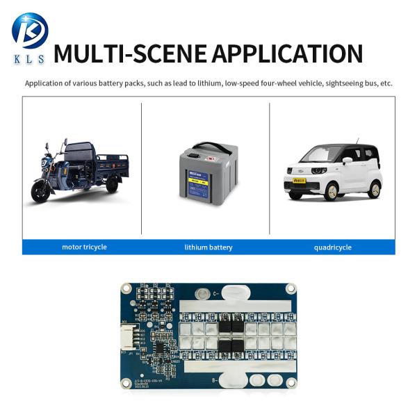 KLS BMS for Lithium Ion Battery Packs: 3S, 11.1V - 12.6V, 20A - 80A with Enhanced Balanced 18650 Charging Protection Board