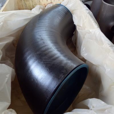 Raio longo dos encaixes 1.5D do MS Butt Welded Pipe de B16.9 STD curvatura ASME A234 SCH 40 de 90 graus