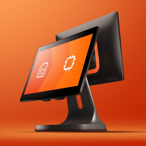 T2 Lite Single Screen Desktop Android Pos Machine 15.6 Inch