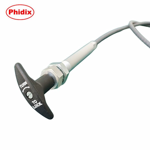 Twist Lock Handle Push Pull Control Cable — Mechanical Control Solution