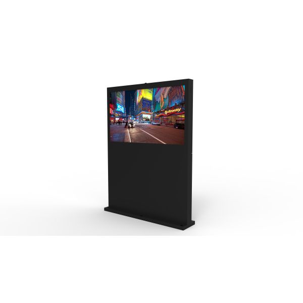 55 Inch IP65 Waterproof Commercial LCD Display with 2500Cd/m² Brightness for Outdoor Digital Signage