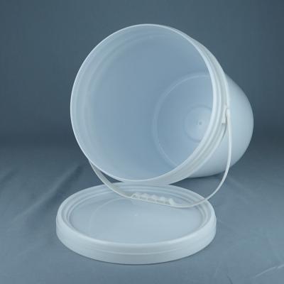 Конфигурация логотипа формованный округлый пластиковый ведро для пищевой промышленности