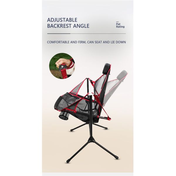 Metal Beach Moon Camping Outdoor Chairs