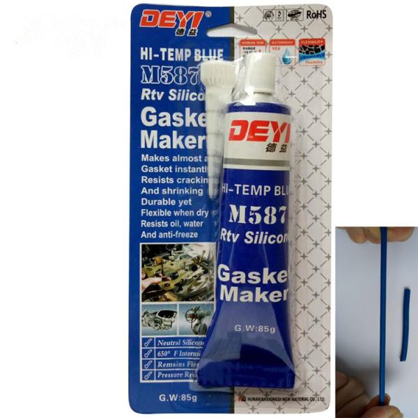 85g RTV Silicone Gasket Adhesive For Tube Pack Acid Blue Sealant 12 Months Shelf Life