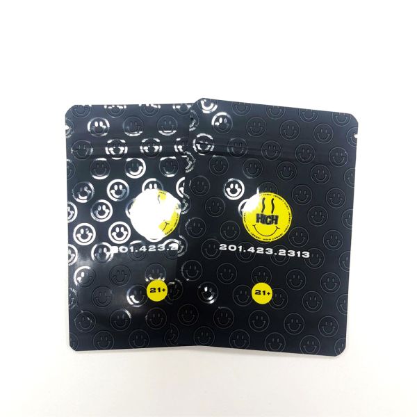 Custom Smell Proof Weed Packaging Bag With UV Printing Laminated Materials