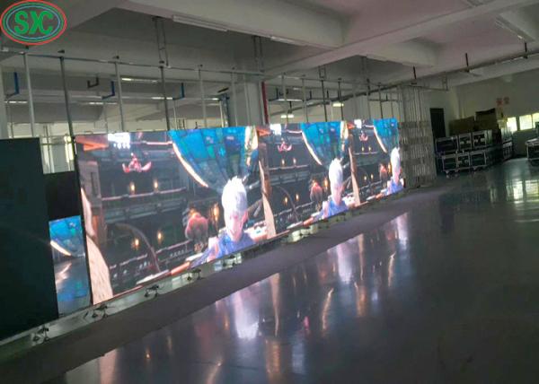 SMD2121 P5 Display LED Suspendido Armário de Alumínio de fundição a moagem 40000 pontos/metro quadrado