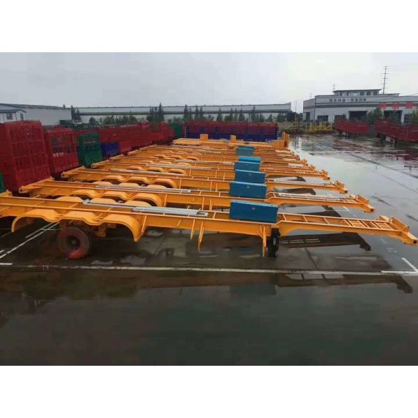 13 тонн Fuwa Skeleton Container полуприцеп с 4/6/8 комплектами T30/30 камеры и ABS тормоза