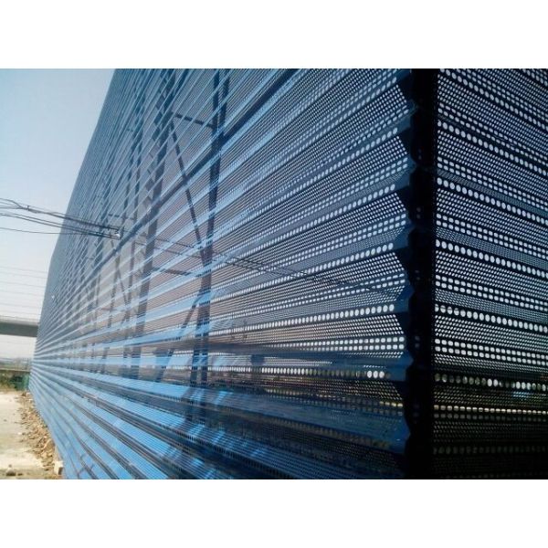 Round Hole Perforated Metal Screen Panels Mesh Dustproof Galvanized 2.0m Width
