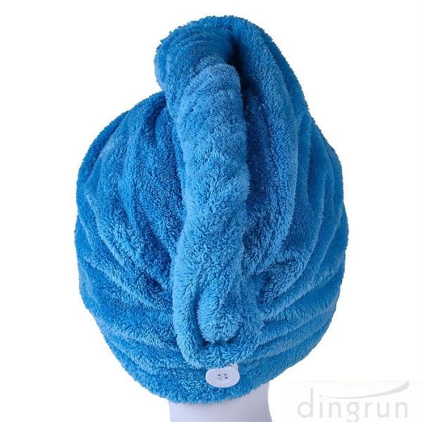 Super Absorbent Fast Drying Microfiber Hair Turban Towel Wrap
