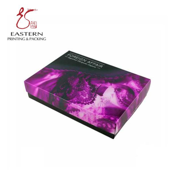 Lingerie 20cm Length Cardboard Packaging Boxes ,  Lingerie Packaging Box