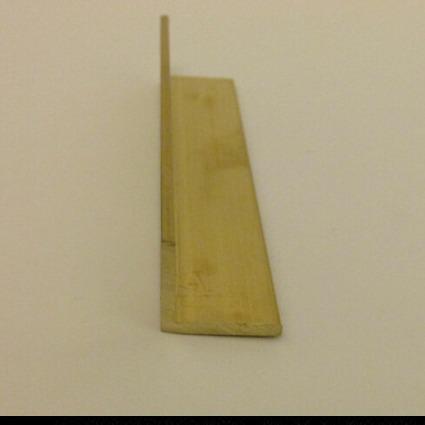 SGS Brass L Edge Trim Anti Fade Copper L Bar For Interior Decoration