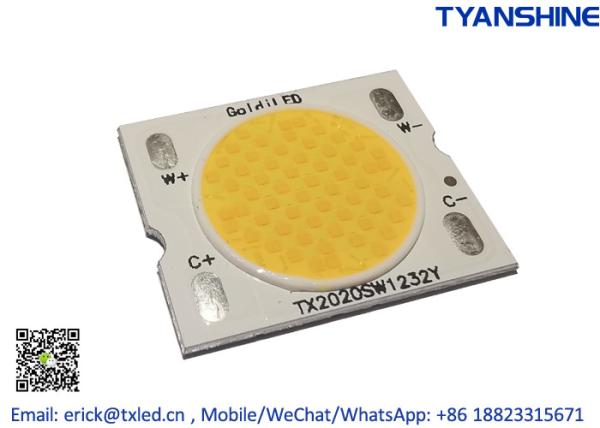 Solderless Tunable White COB LED 2800K-6000K 15W Bi-color COB CRI90