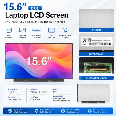 15.6" FHD Laptop Screen eDP LCD Display Panel 1920x1080 For Notebook Computers
