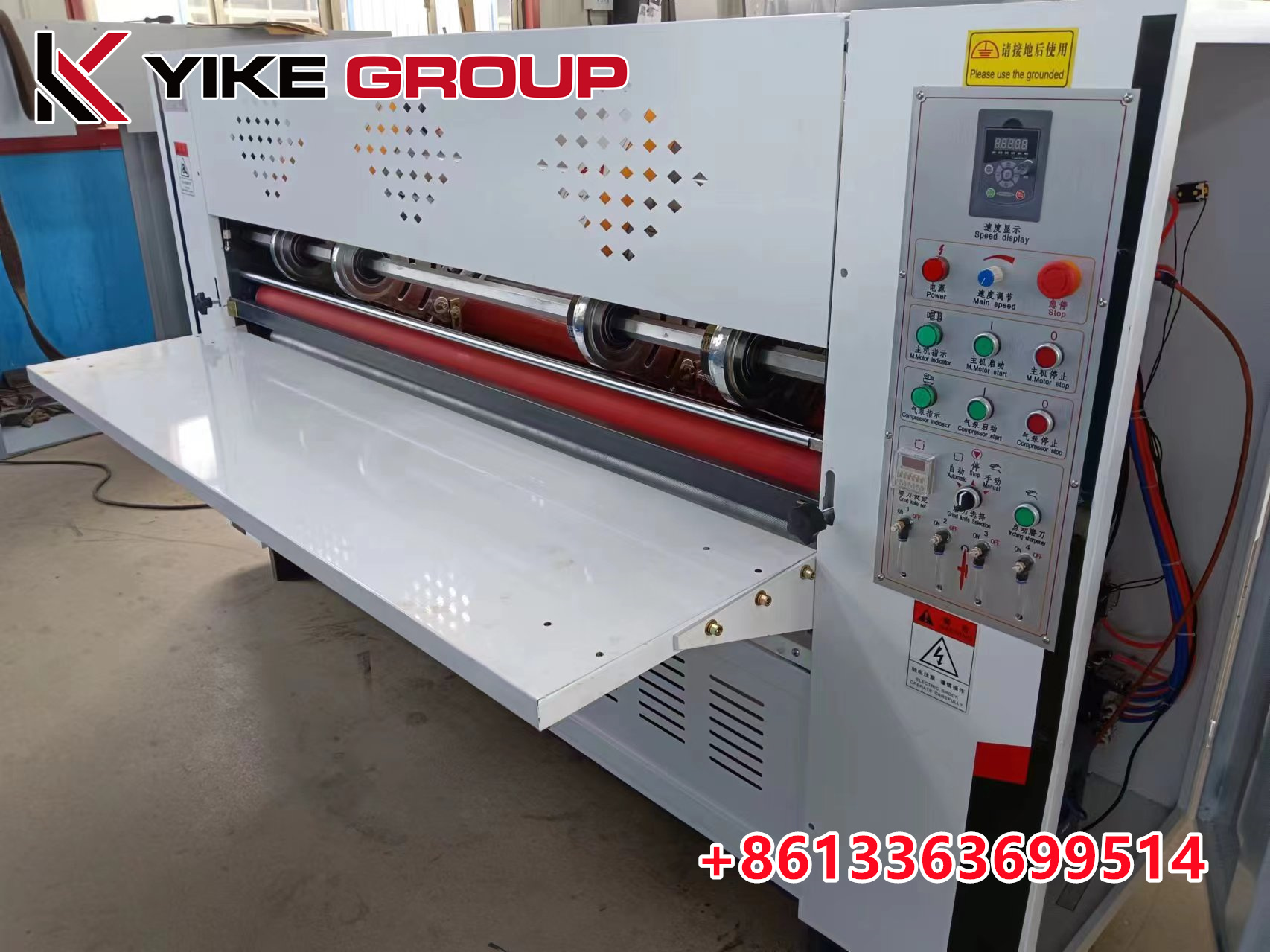 YIKE GROUP Ручная подающая 3000 мм 3KW тонкая лезвие Slitter Scorer Machine