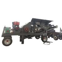 PC400x300 PC600x400 modelos 8 10 motor diesel de capacidade de 15tph mobilidade de martelo triturador moinho para cascalho de vidro cascalho