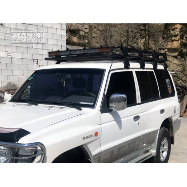 Black Steel Flat MITSUBISHI Roof Rack Pajero V31 V33 180x125mm