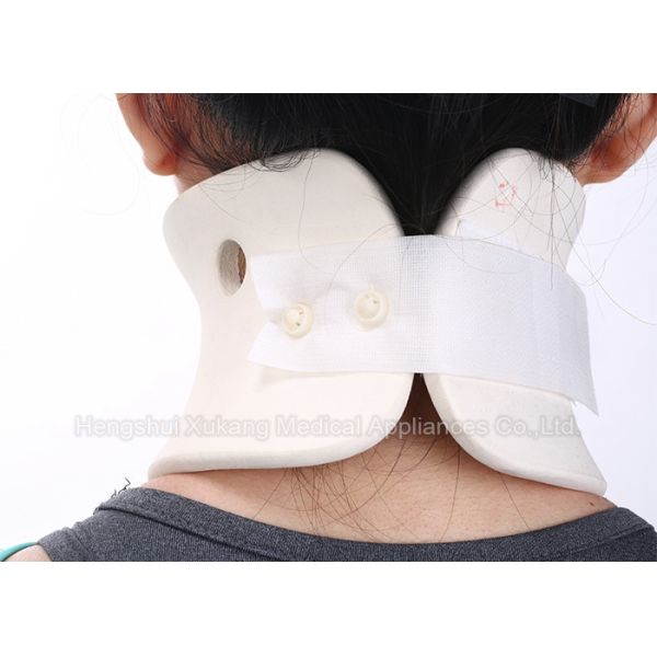 Hospital Cervical Neck Collar Support White Universal Size For Most Men And Women