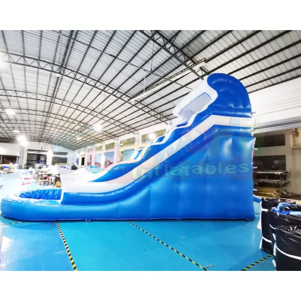 TUV Outdoor Inflatable Water Slides Kids Jumping Bounce House