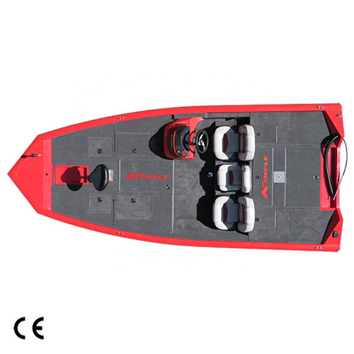 Ce Certified 5.18m 17ft outboard Aluminum Bass Boat Leisure Yacht