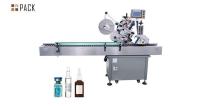Máquina de rotulagem automática horizontal de frascos para embalagens de medicamentos